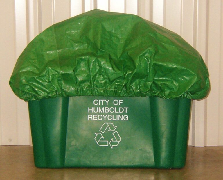 Recycling Bin Covers Elastic Fit for Wind & Weather Resistance